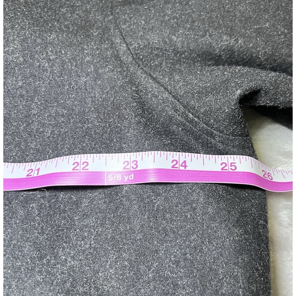 Jos A Bank Mens Charcoal Grey Wool Blend Harrington Bomber Jacket Size Large - Picture 9 of 11